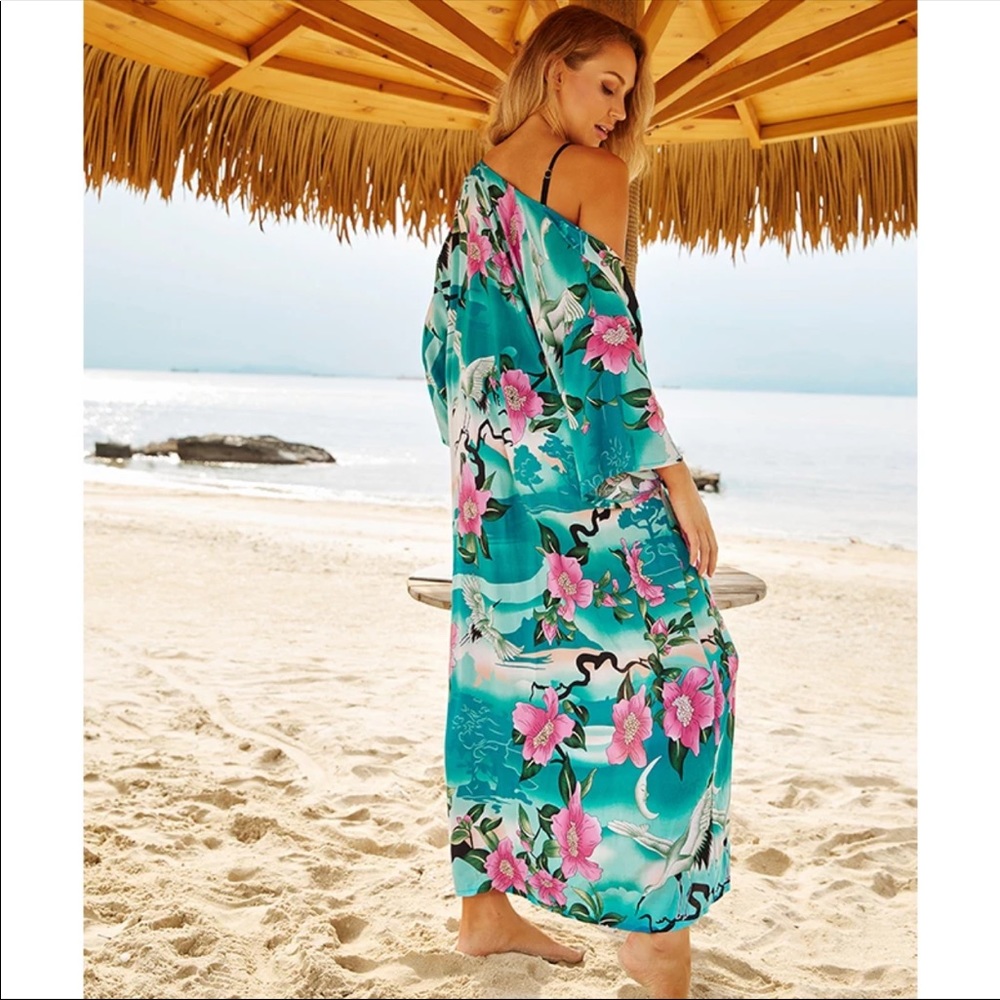 Beach Kimono Coverup One size fits All